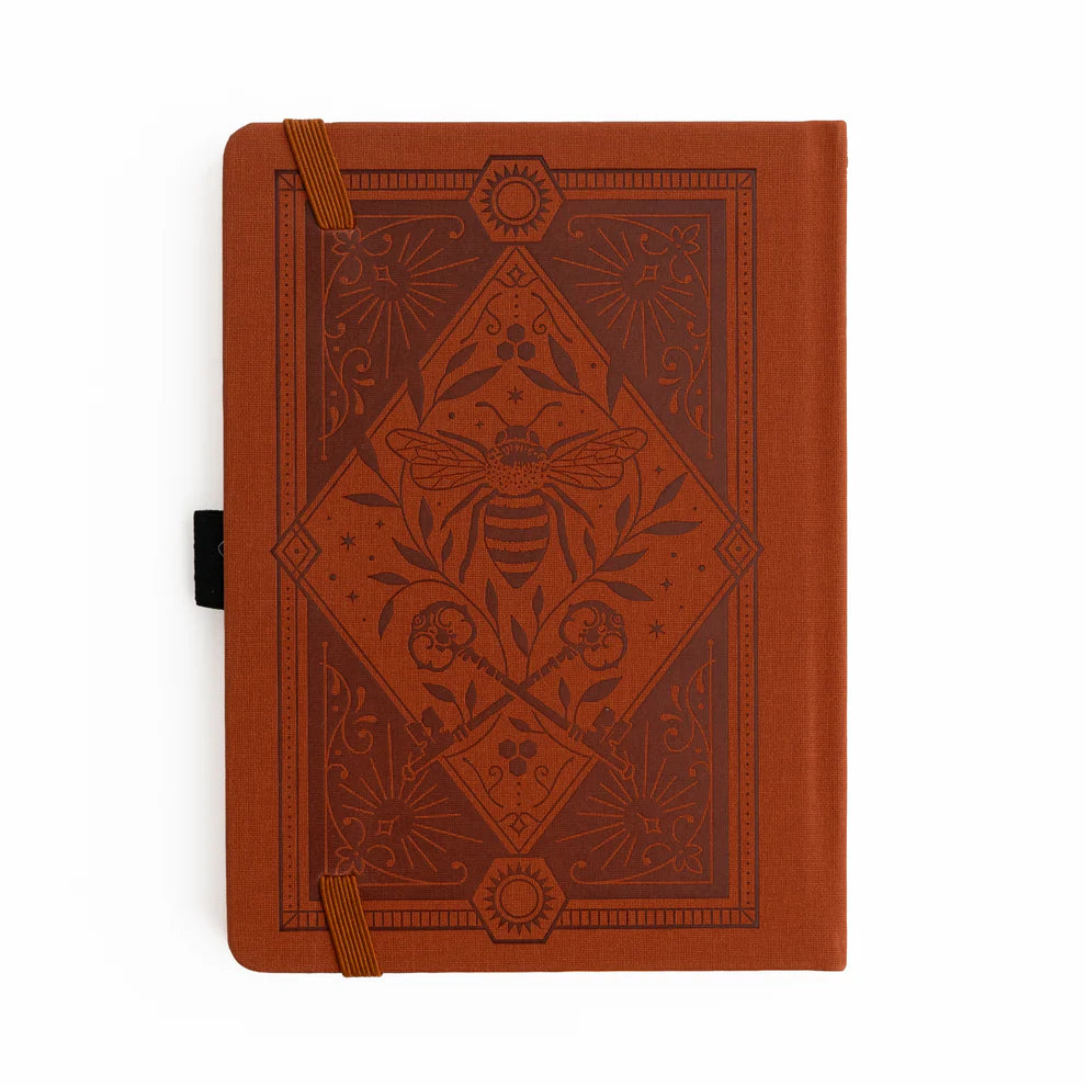 B5 Dotted Notebook 160gsm | Keeper of the Bees in Rust
