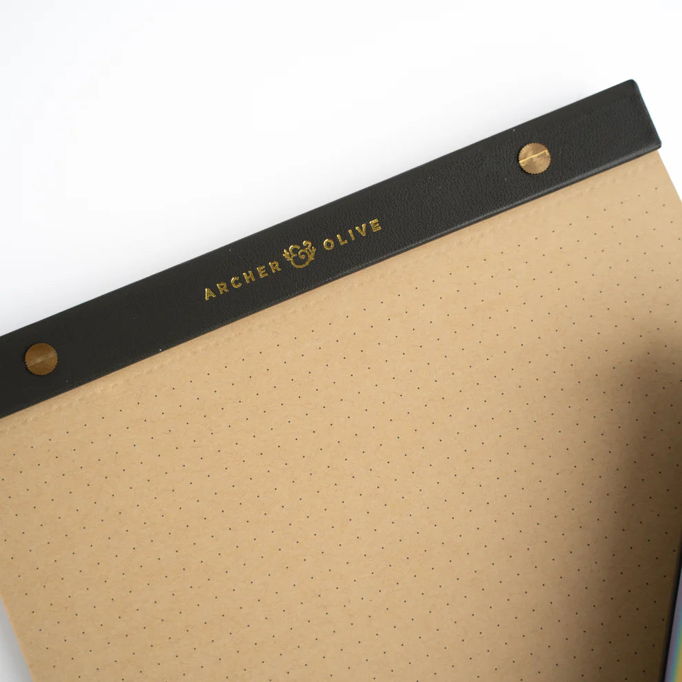 Kraft A5 Dotted Notepad