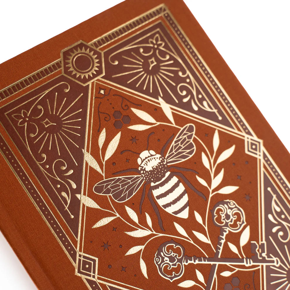 B5 Dotted Notebook 160gsm | Keeper of the Bees in Rust