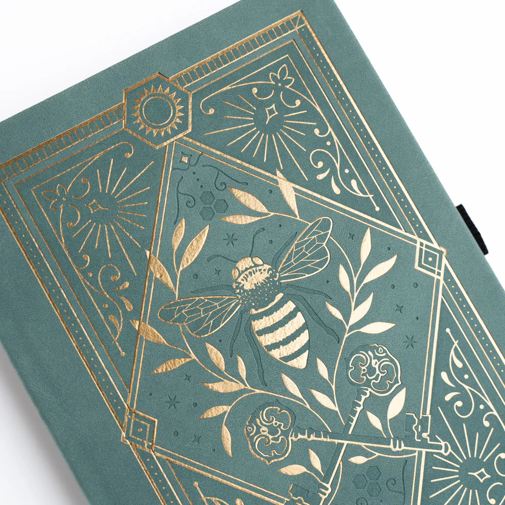 B5 Dotted Notebook 160gsm | Keeper of the Bees in Soft Teal