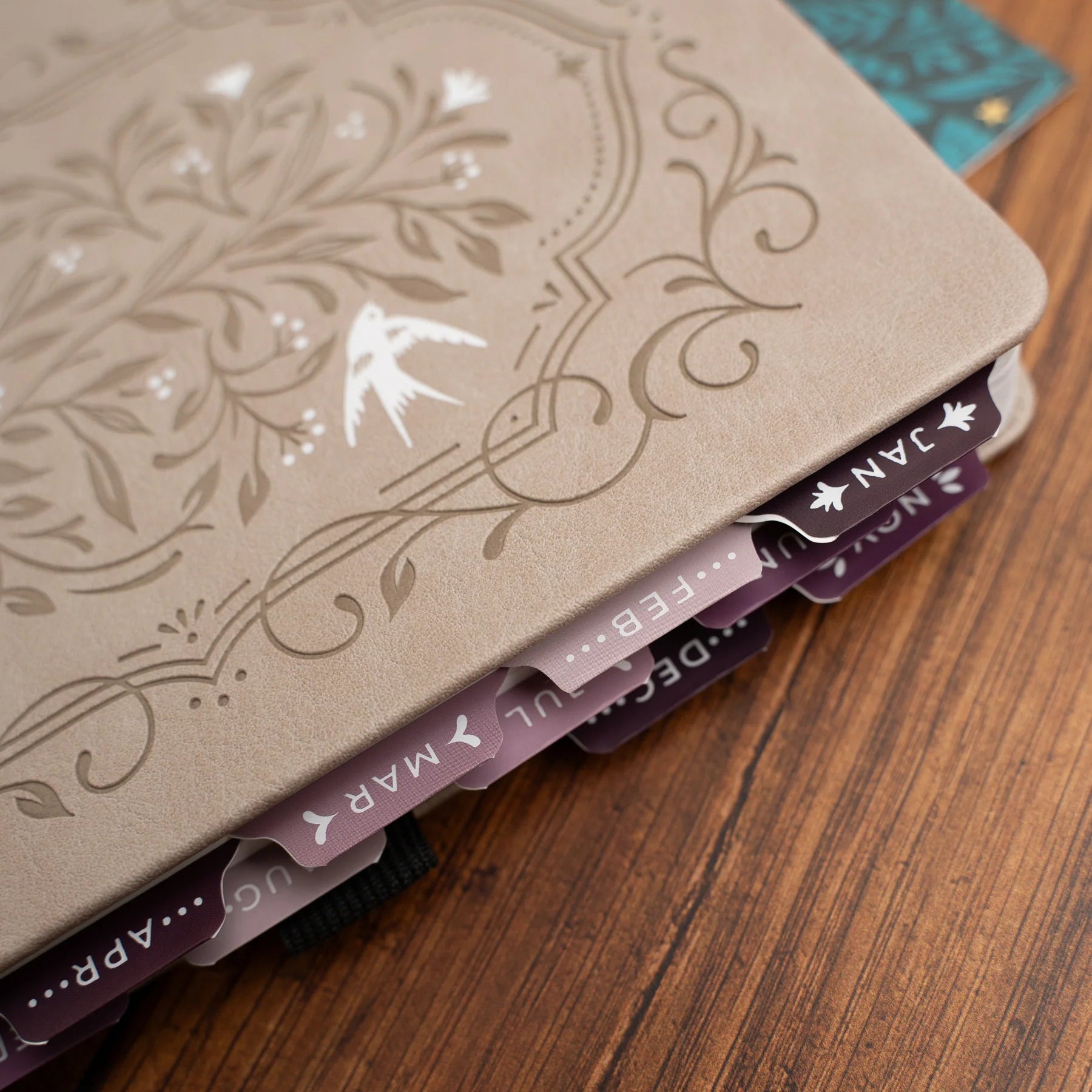 Monthly Vinyl Planner Tabs | Songbird [PRE-ORDER]
