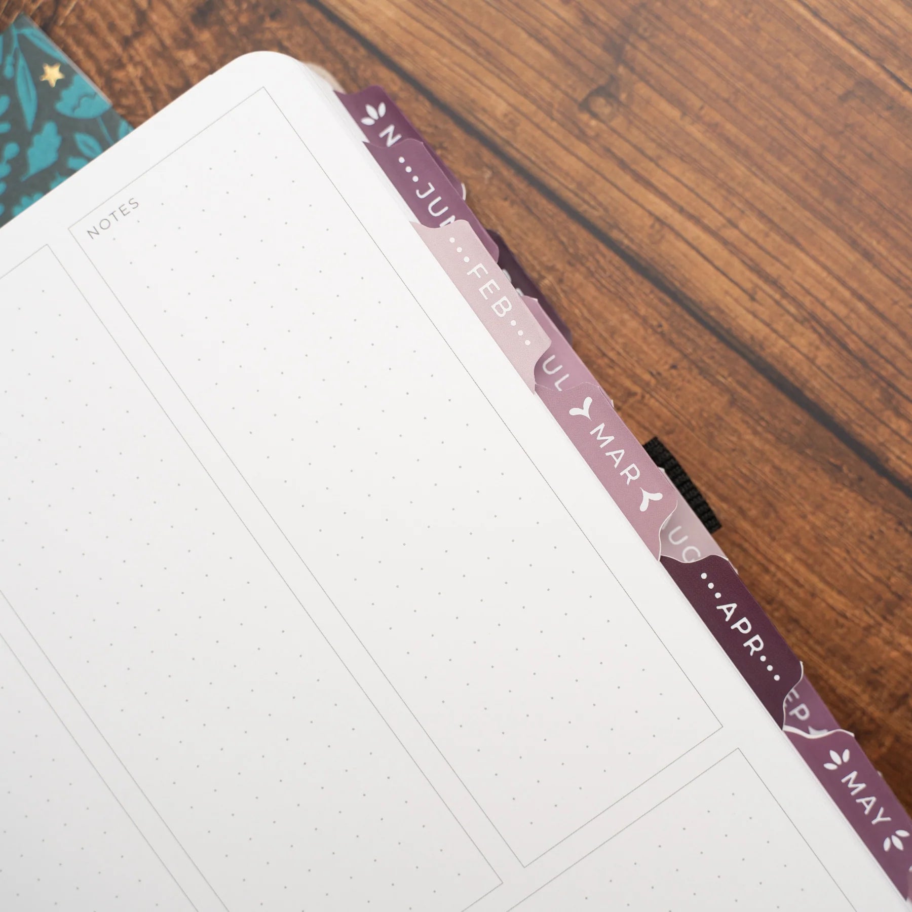 Monthly Vinyl Planner Tabs | Songbird [PRE-ORDER]