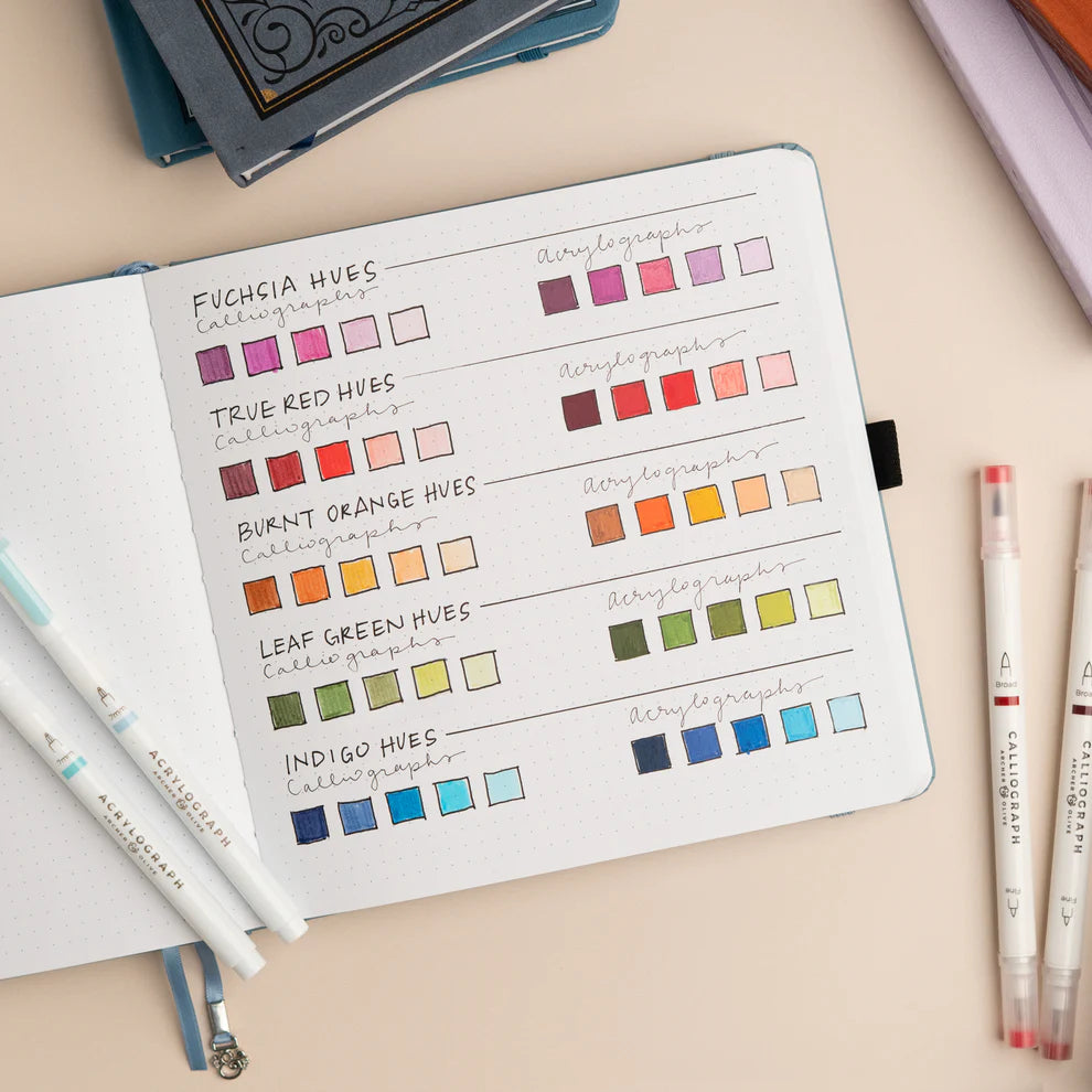 Calliographs Pens | Leaf Green Hues - Sets of 5