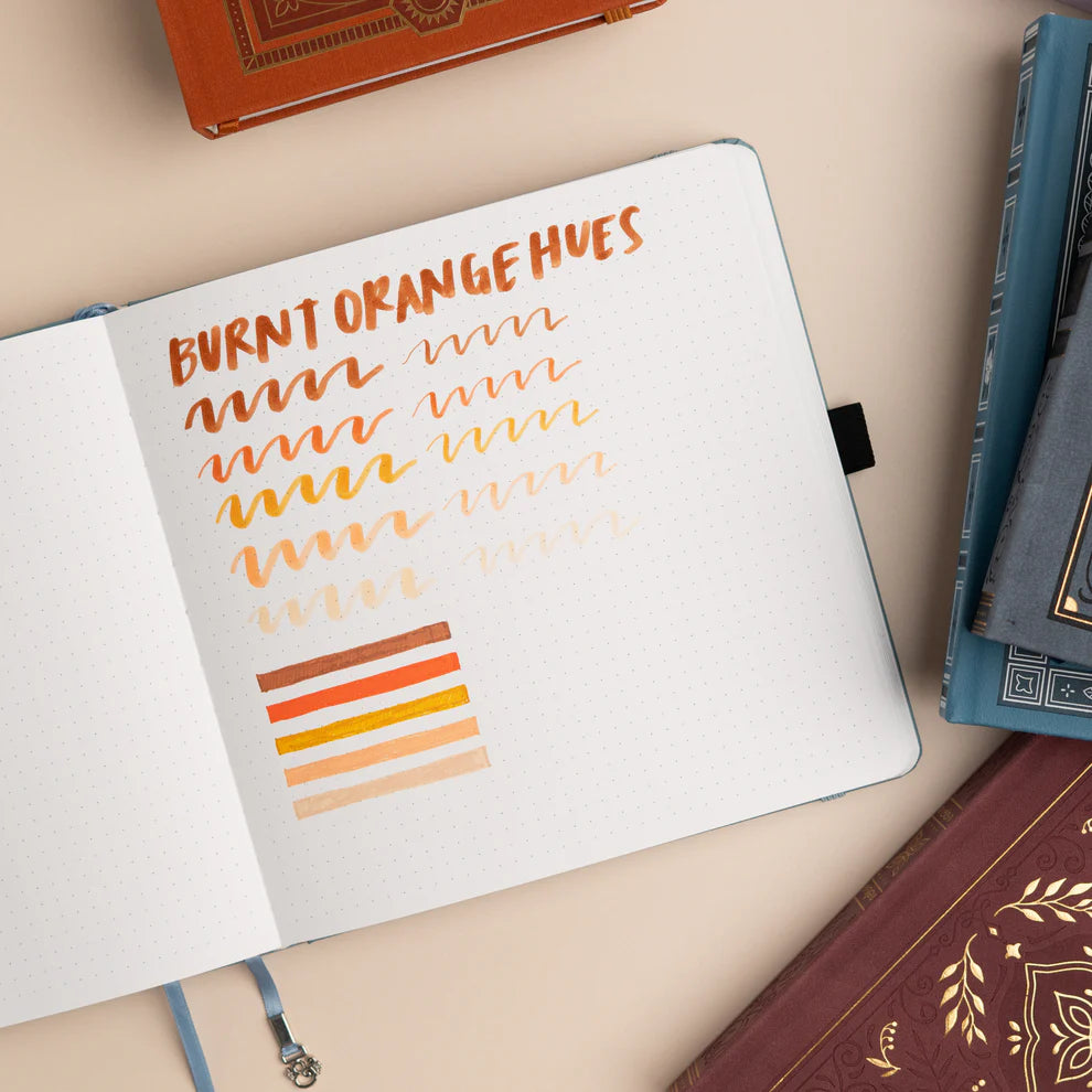 Acrylograph Pens | Burnt Orange Hues - Set of 5