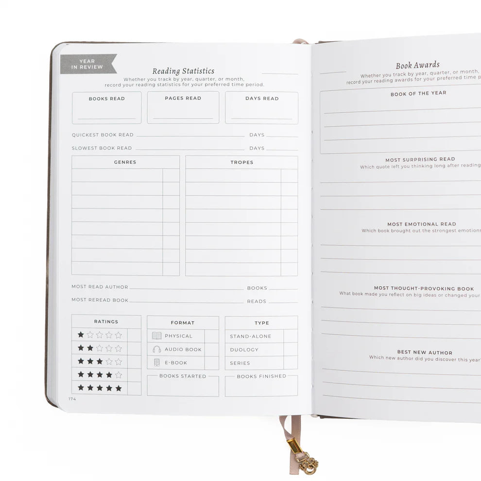 B5 Reading Journal | Vintage Library in Lilac [PRE-ORDER]