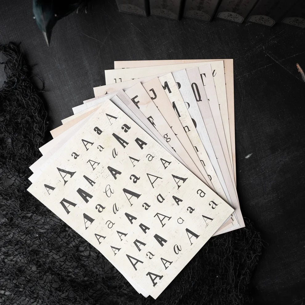 Warm Deluxe Letter Sticker Set