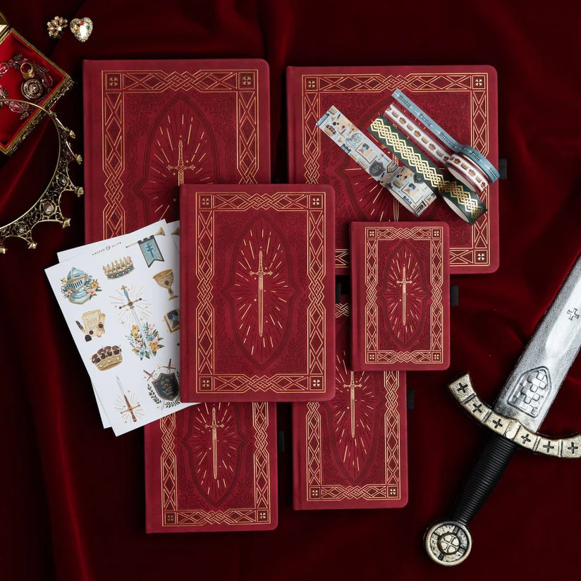 Square 8x8 Dotted Notebook 160gsm | Knight's Sword