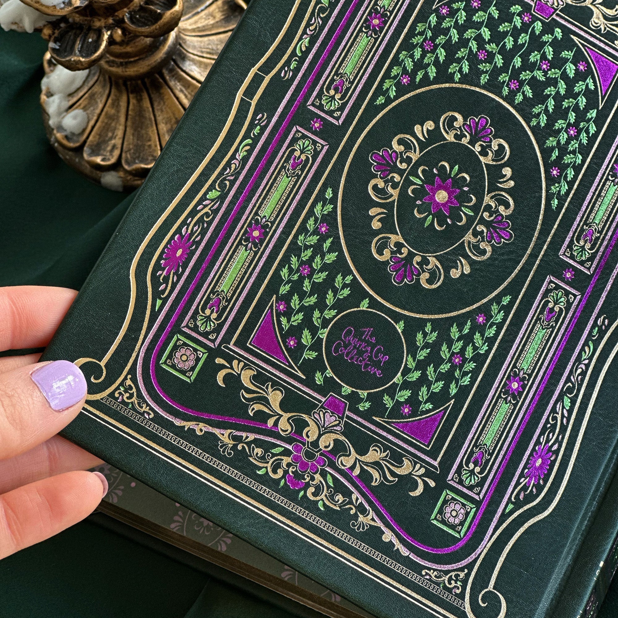Literati Journal in Forest Green by The Quirky Cup Collective - Paper Kooka Stationery Shop Australia
