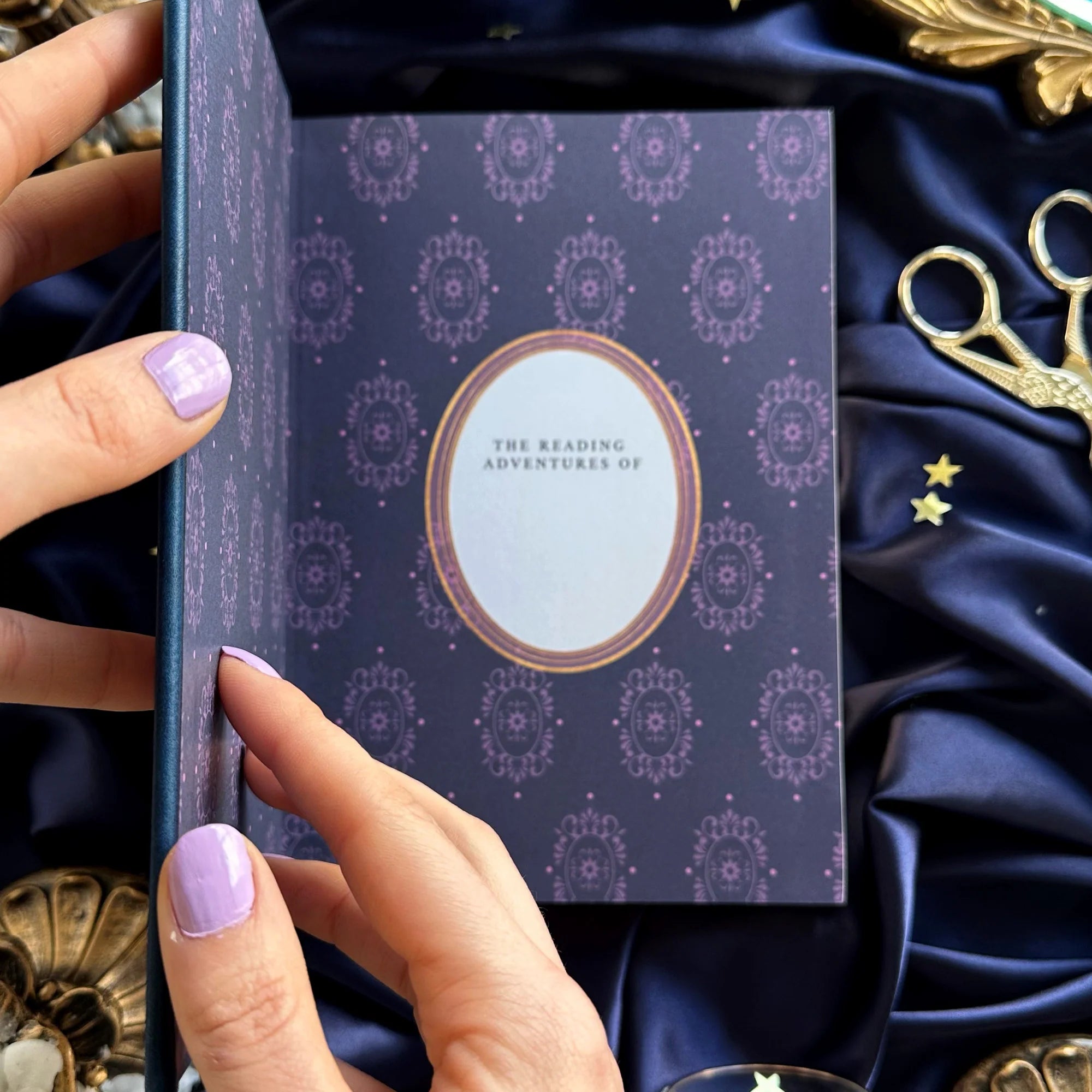 Literati Journal in Royal Blue by The Quirky Cup Collective - Paper Kooka Stationery Shop Australia