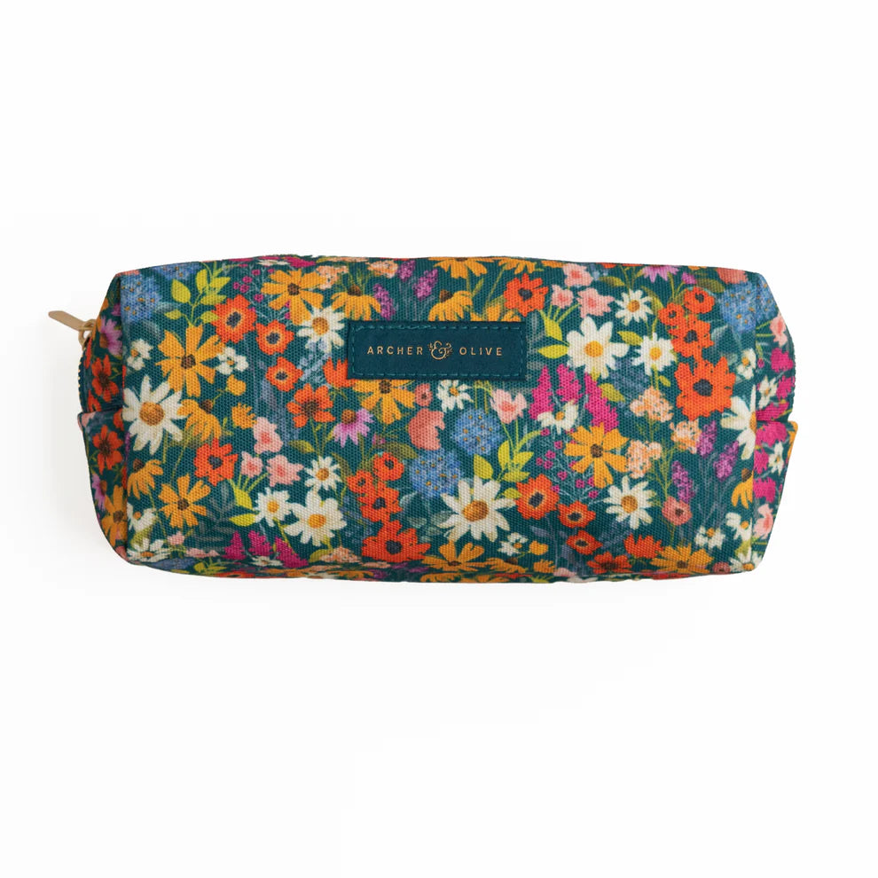 Meadow & Vine Boxy Zipper Pouch