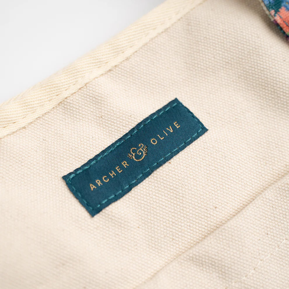 Meadow & Vine Canvas Tote