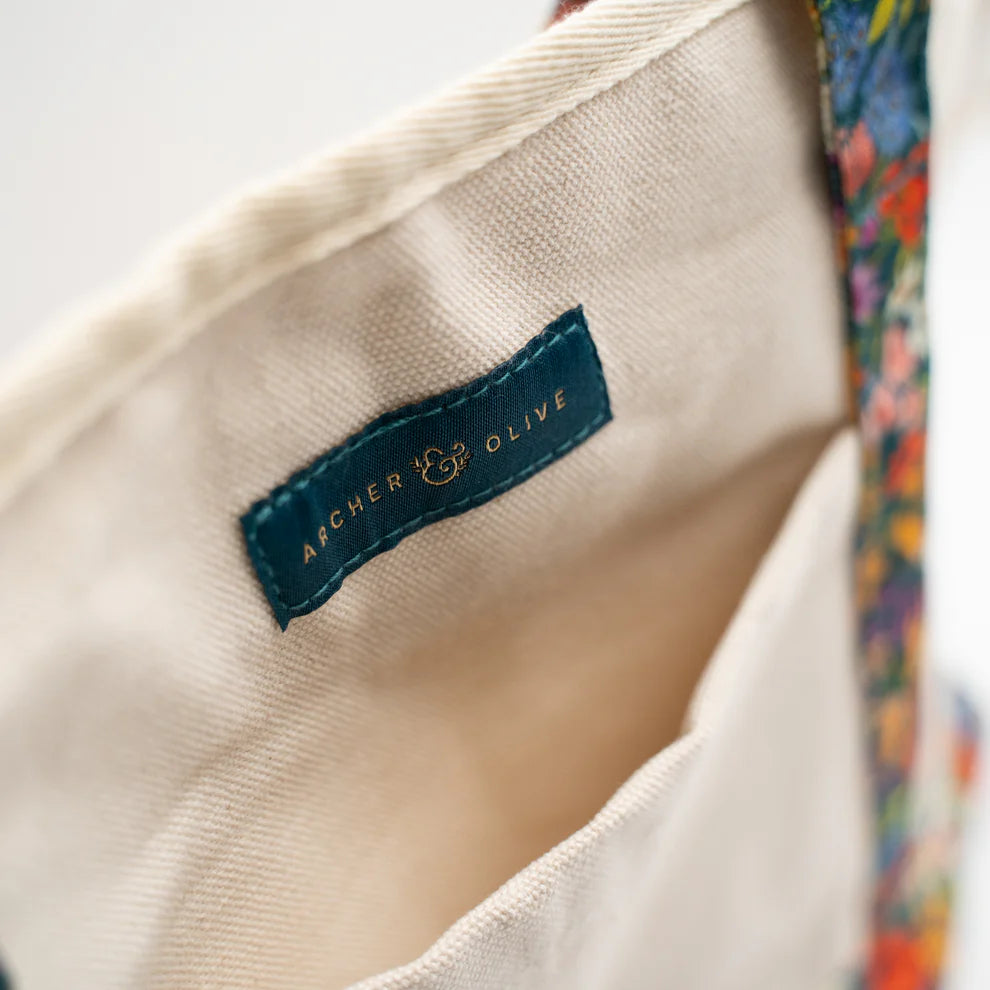 Meadow & Vine Canvas Tote
