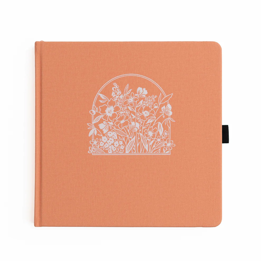 Square 8x8 Dotted Notebook 160gsm | Wildflowers Framed