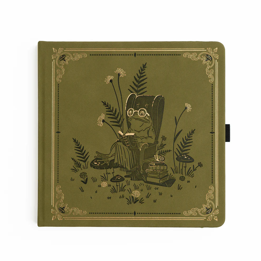 Square 8x8 Dotted Notebook 160gsm | Literary Frog