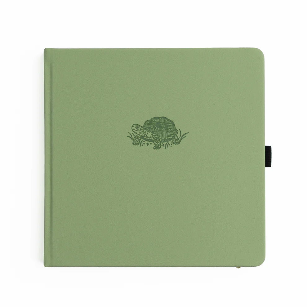 Square 8x8 Dotted Notebook 160gsm | Turtle