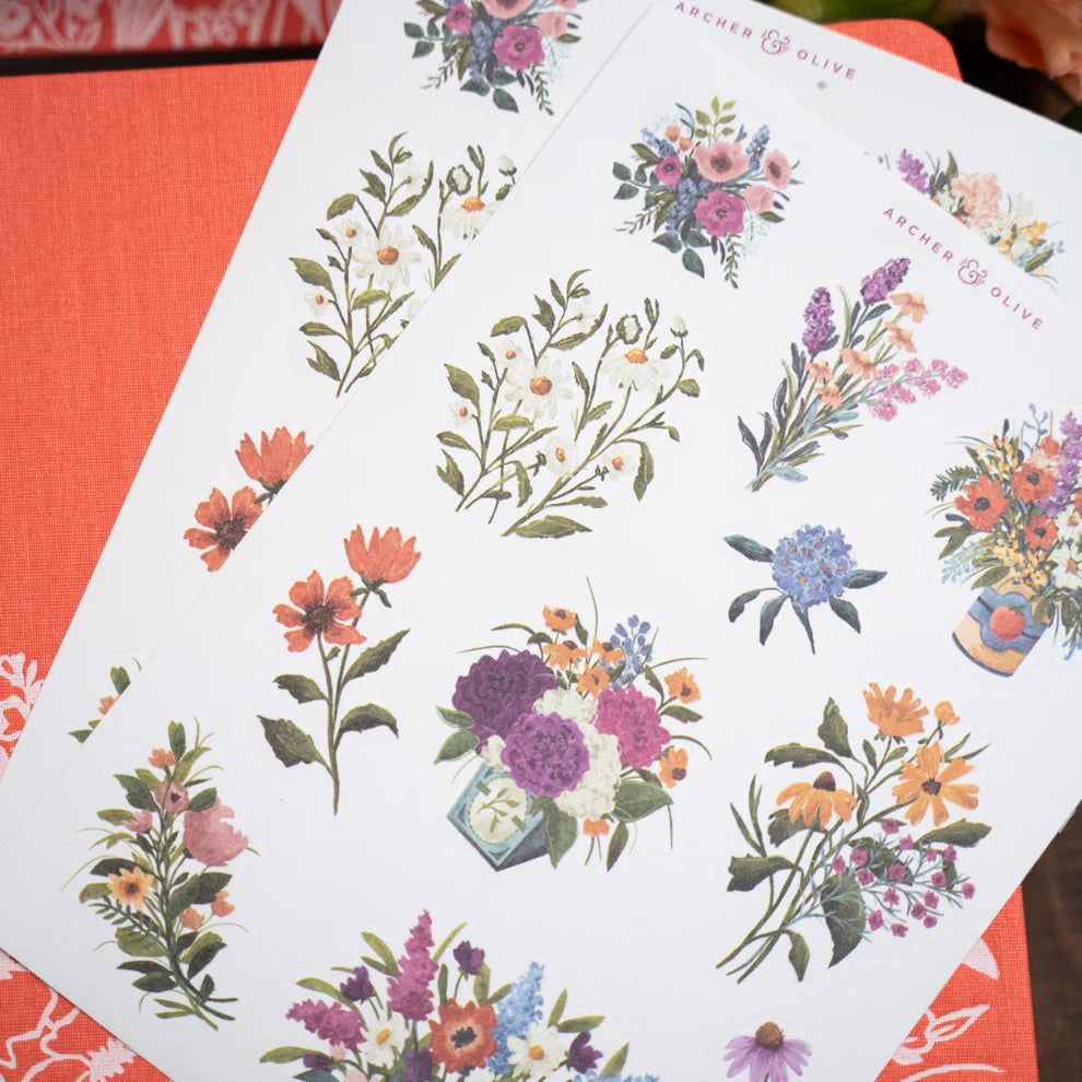 Wildflowers Stickers