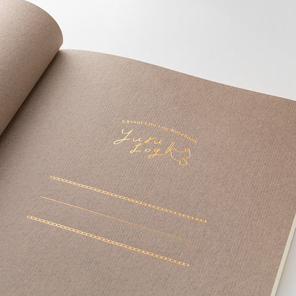 Yuru Log | "Watercolour Pattern" Illustrated B6 Dotted Notebook