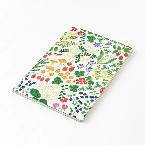 Yuru Log | "Nordic Pattern" Illustrated B6 Dotted Notebook