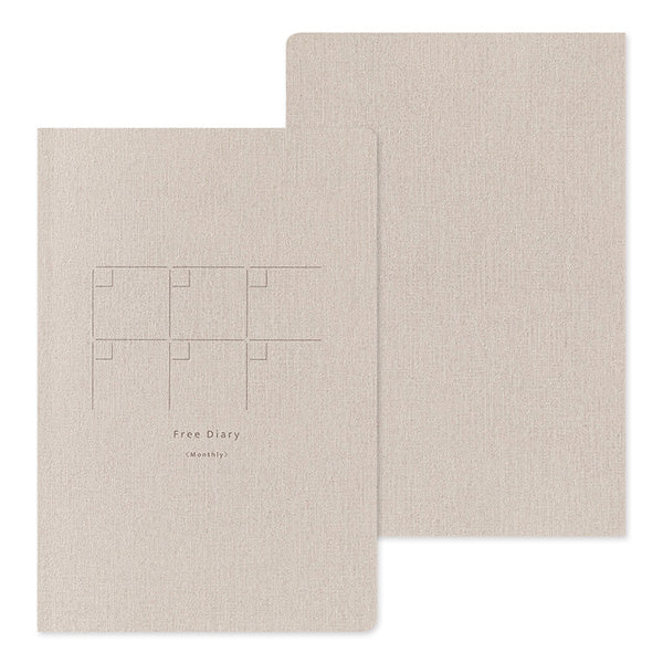 Yuru Log | B6 Undated Monthly Diary (18 Months)