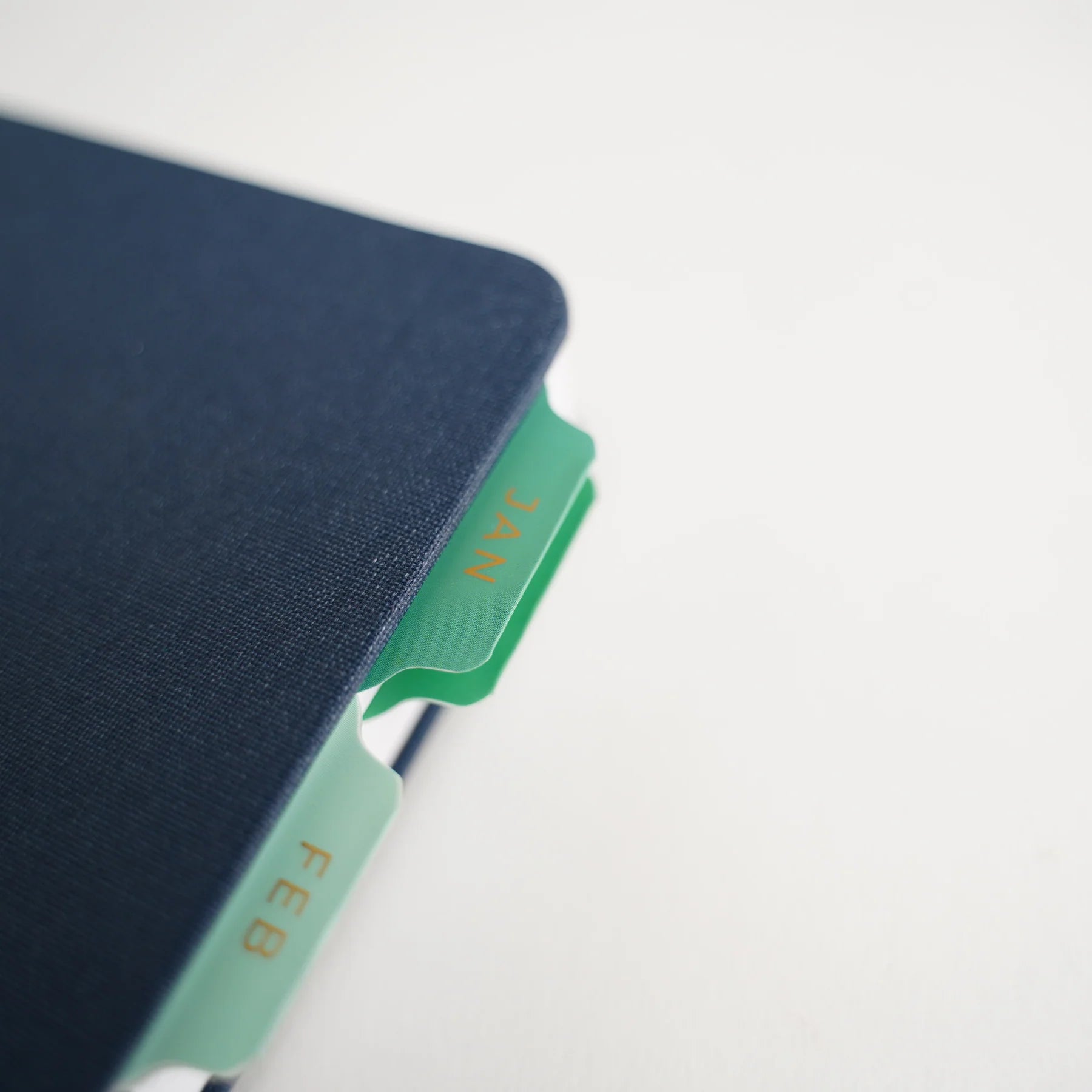 Monthly Vinyl Planner Tabs | Blues & Greens [PRE-ORDER]