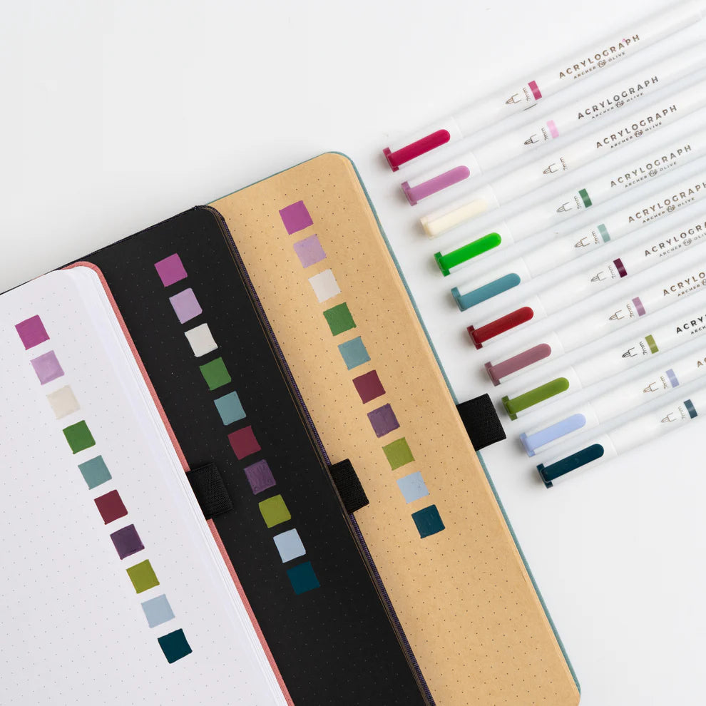 Acrylograph Pens | Snow & Stillness