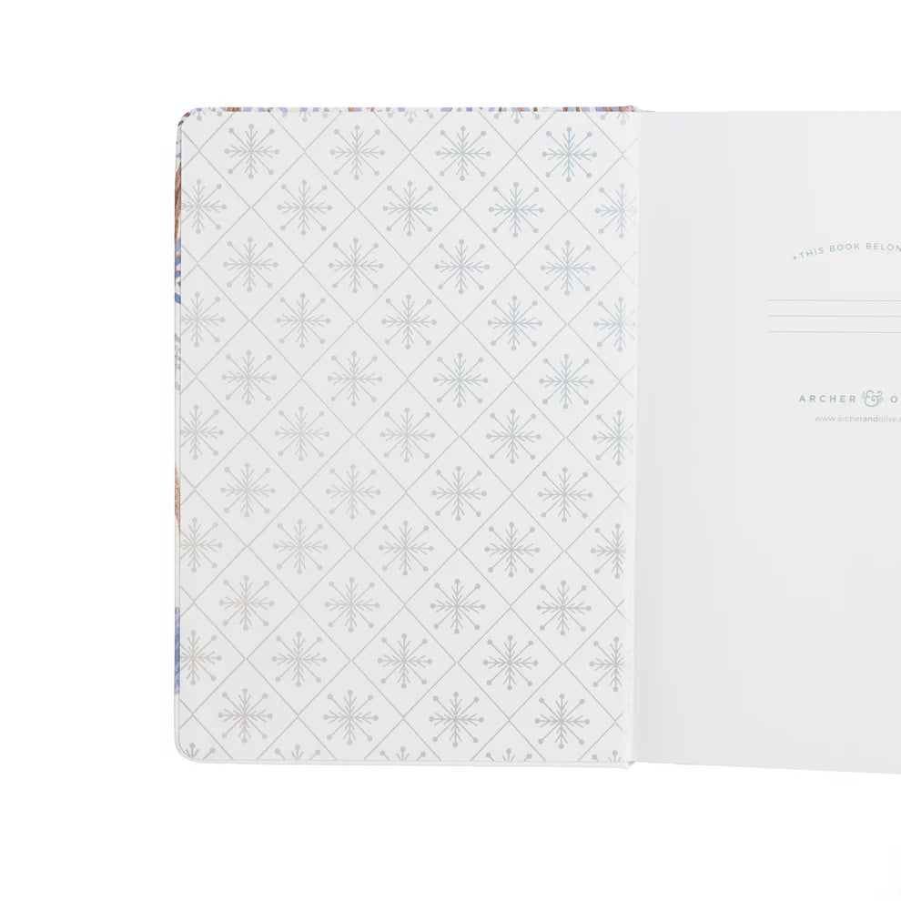 Square 8x8 Dotted Notebook 160gsm | Winter Village