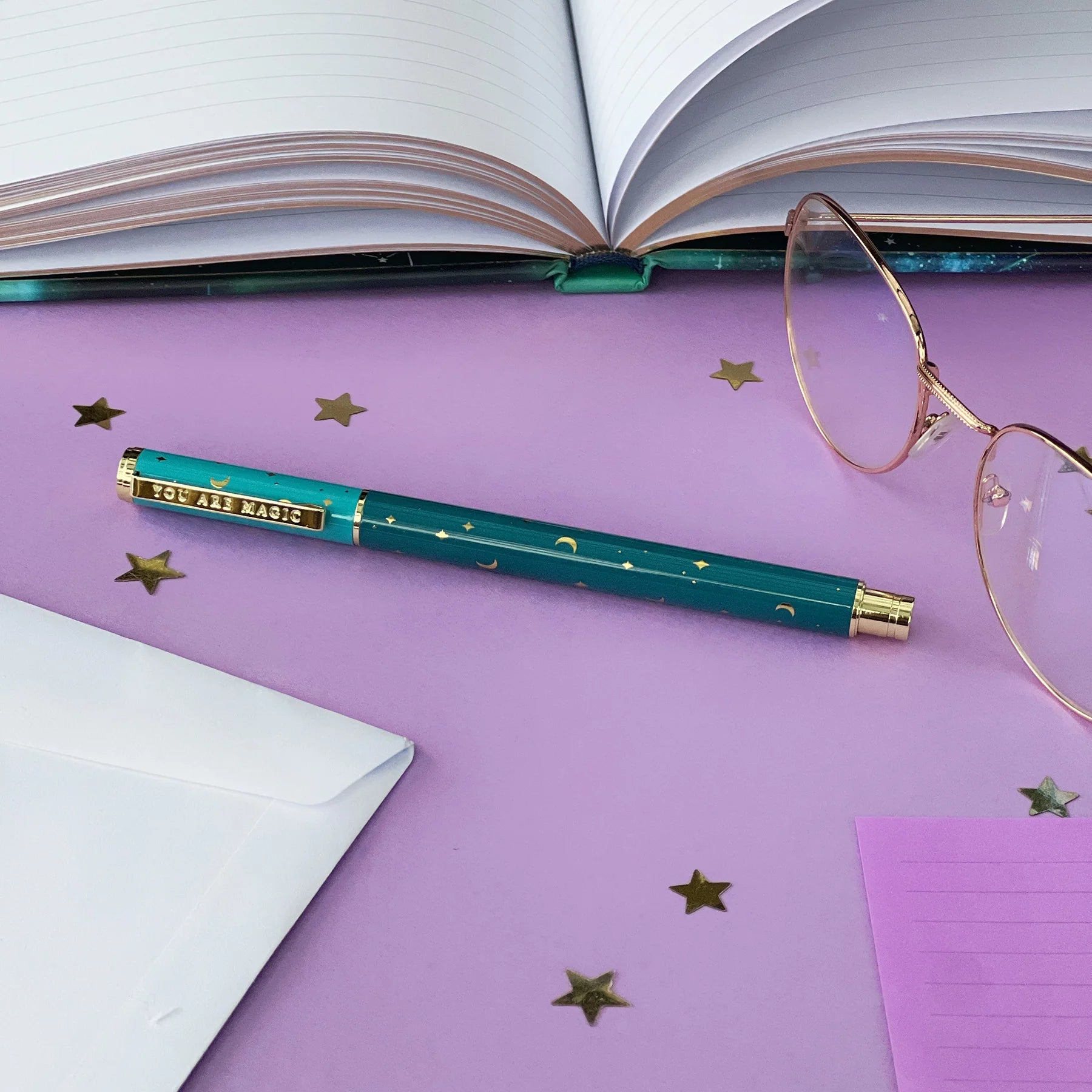 You Are Magic Pen in Teal by The Quirky Cup Collective - Paper Kooka Stationery Shop Australia
