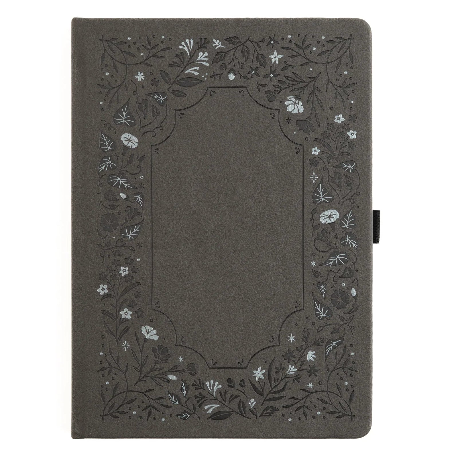 Archer & Olive Midnight Floral in Gray B5 Dotted Notebook - Paper Kooka Stationery Shop Australia