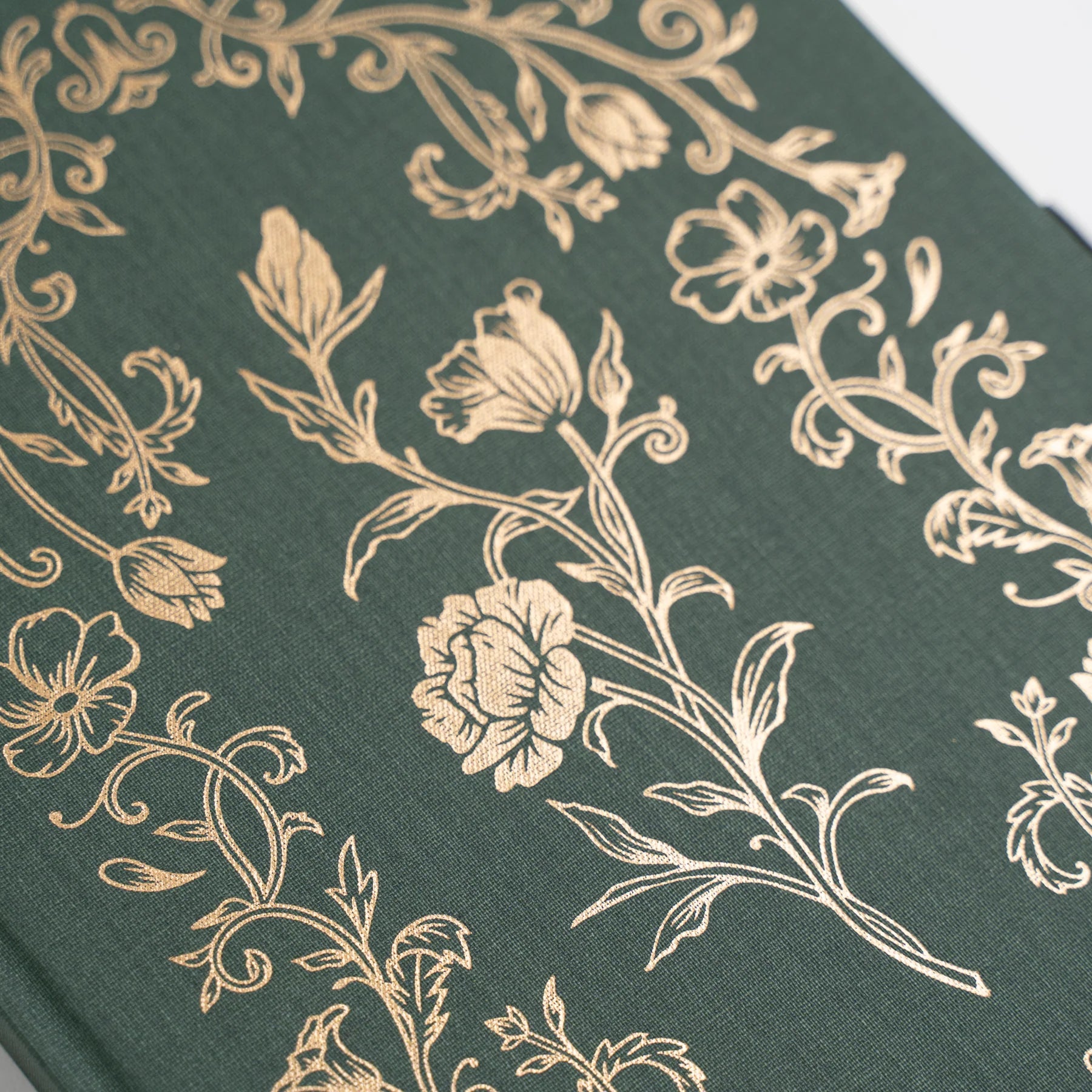 Archer & Olive Antique Floral A5 Dotted Notebook cover closeup - Paper Kooka Stationery Australia