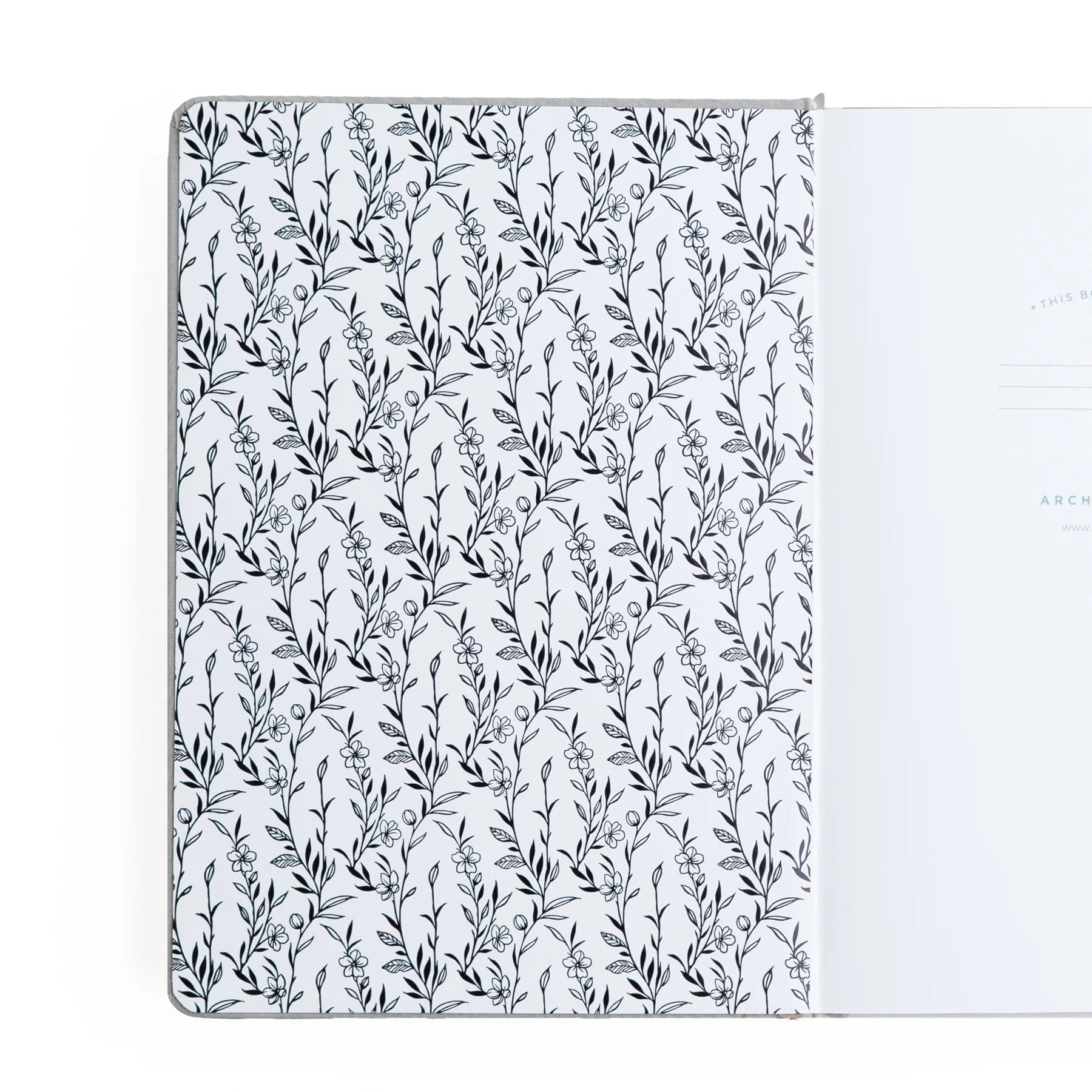 Radiant Raccoon Dotted Notebook by Archer & Olive fist page design - Paper Kooka Stationery Shop Australia
