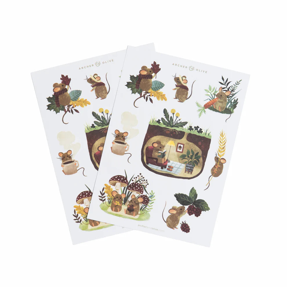 Field Mouse Stickers