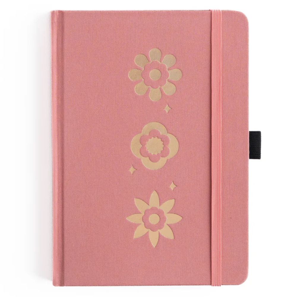 Archer & Olive B5 Dotted Notebook 160gsm - Flower Trio - Paper Kooka Stationery Shop Australia