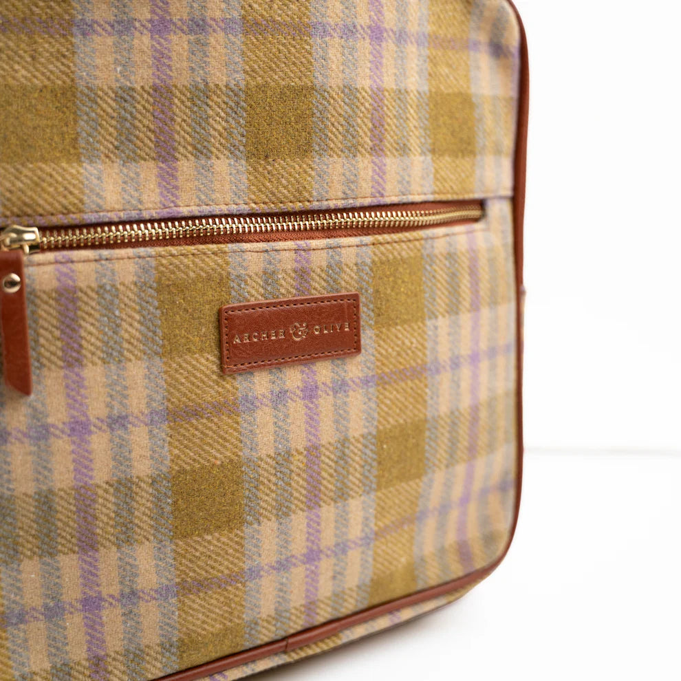 Forest Findings Plaid Backpack