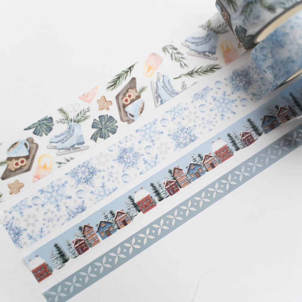 Archer & Olive Snowflake Storybook Washi Tape Set - Paper Kooka Stationery Shop Australia