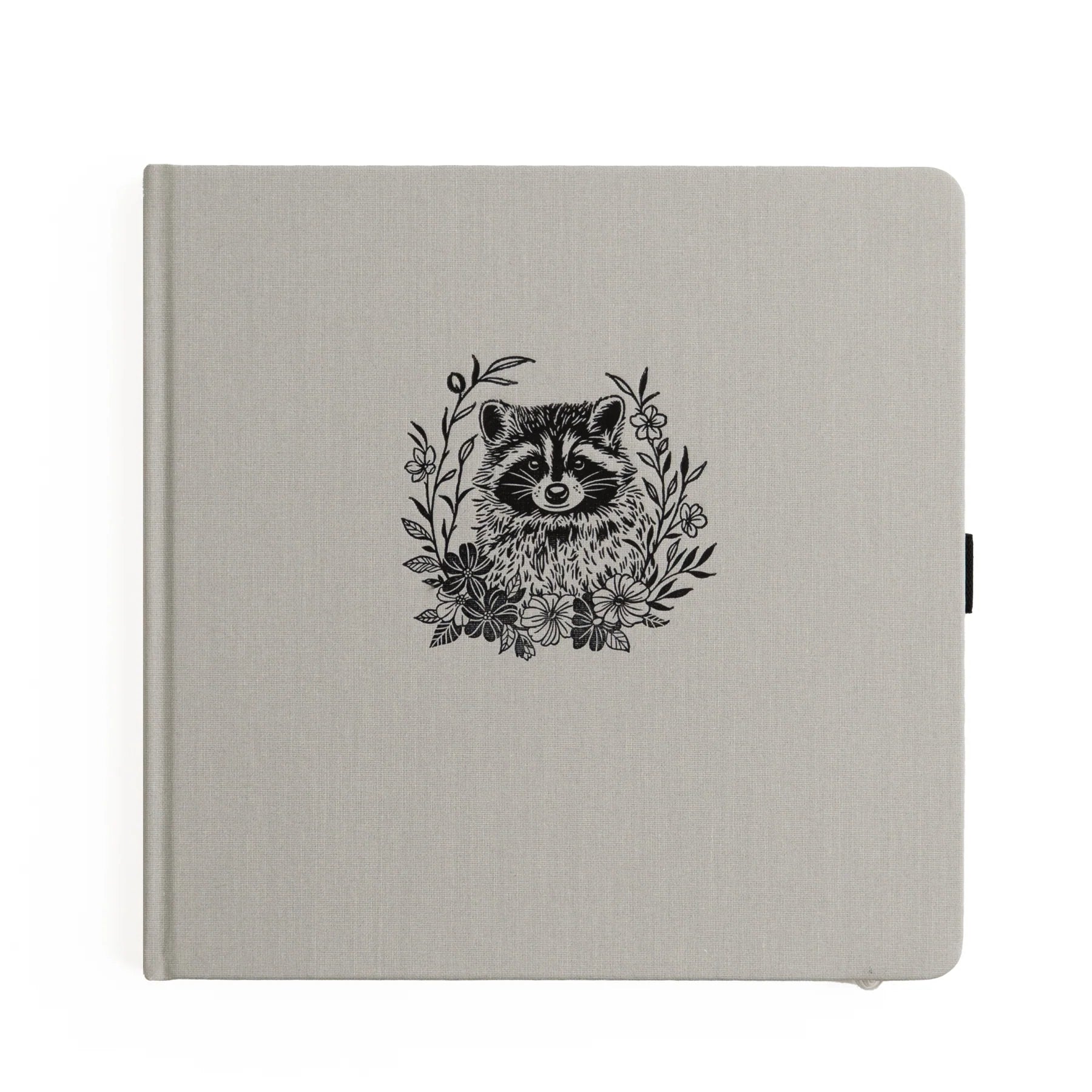 Square 8x8 Radiant Raccoon Dotted Notebook by Archer & Olive - Paper Kooka Stationery Shop Australia