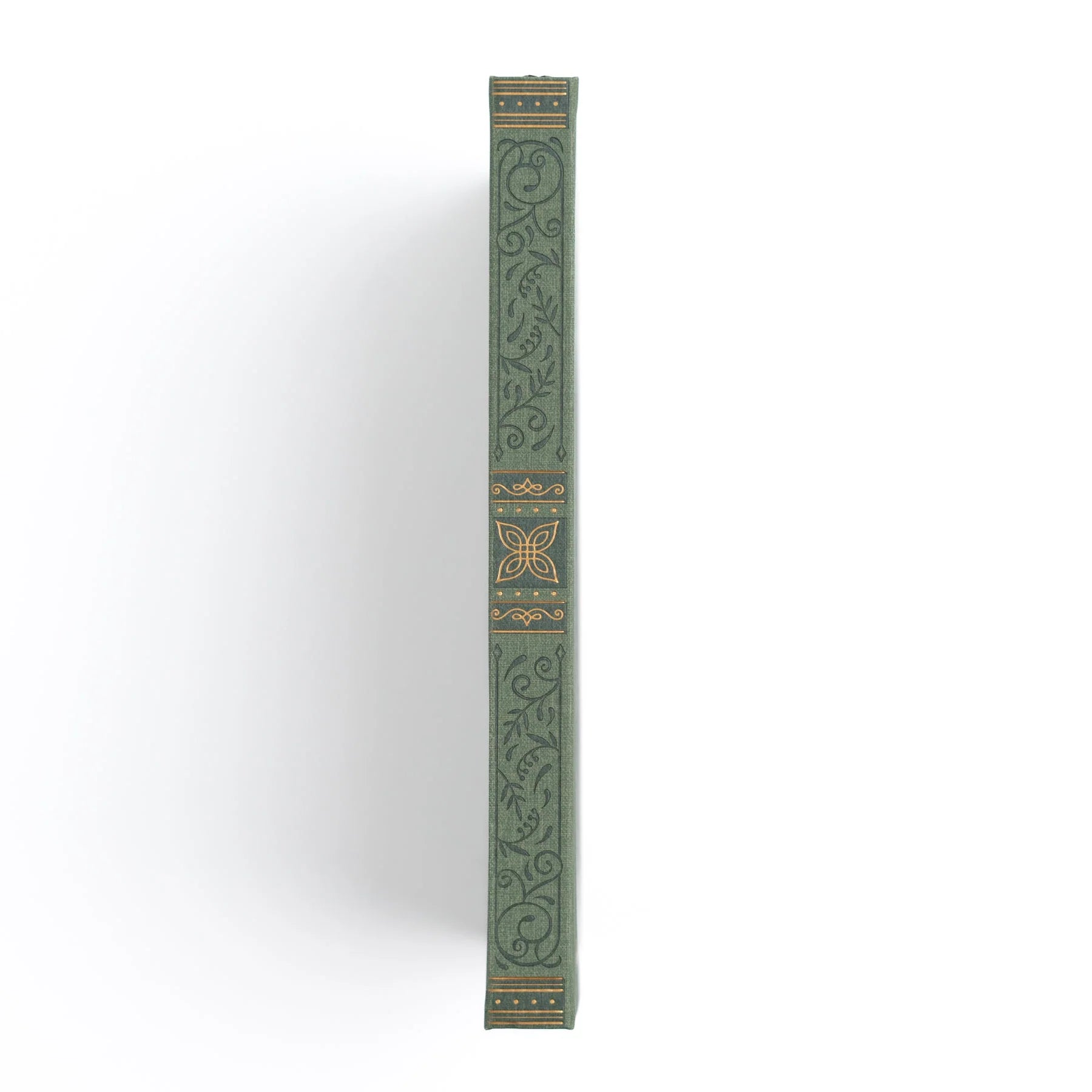 Archer & Olive Storybook Dotted Notebook green detailed spine - Paper Kooka Stationery Australia