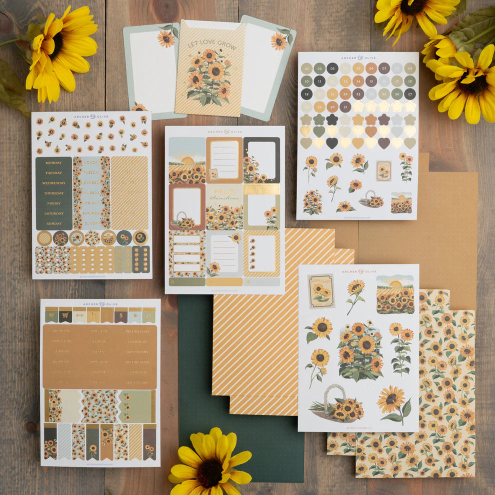 Sunflower Field Planning Kit