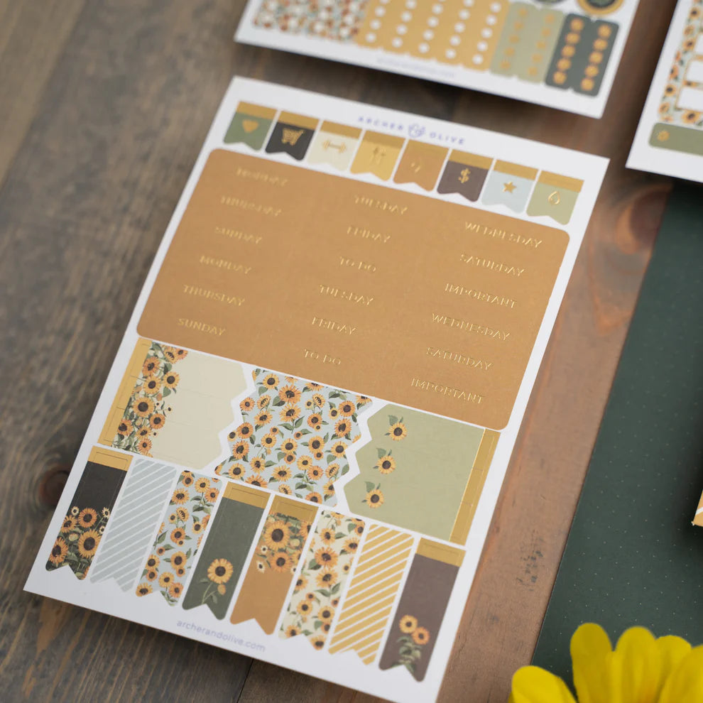 Sunflower Field Planning Kit