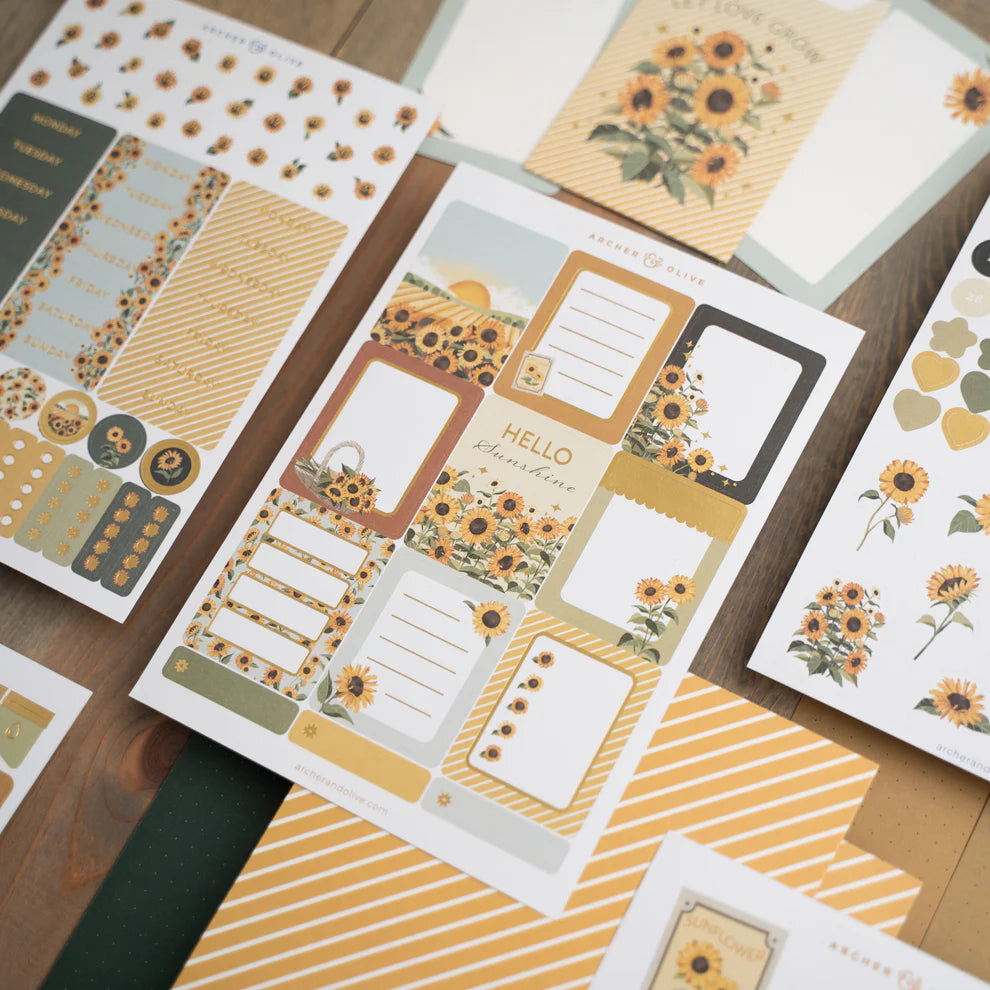 Sunflower Field Planning Kit
