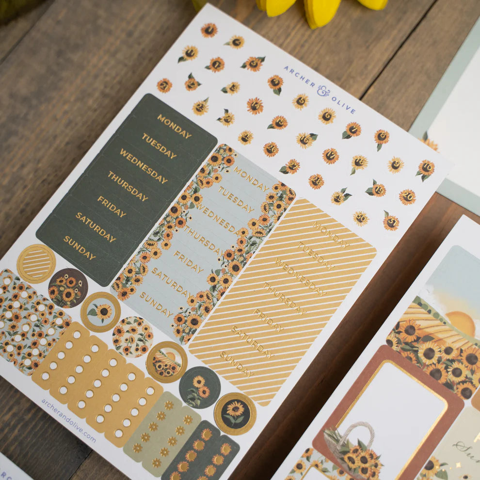 Sunflower Field Planning Kit