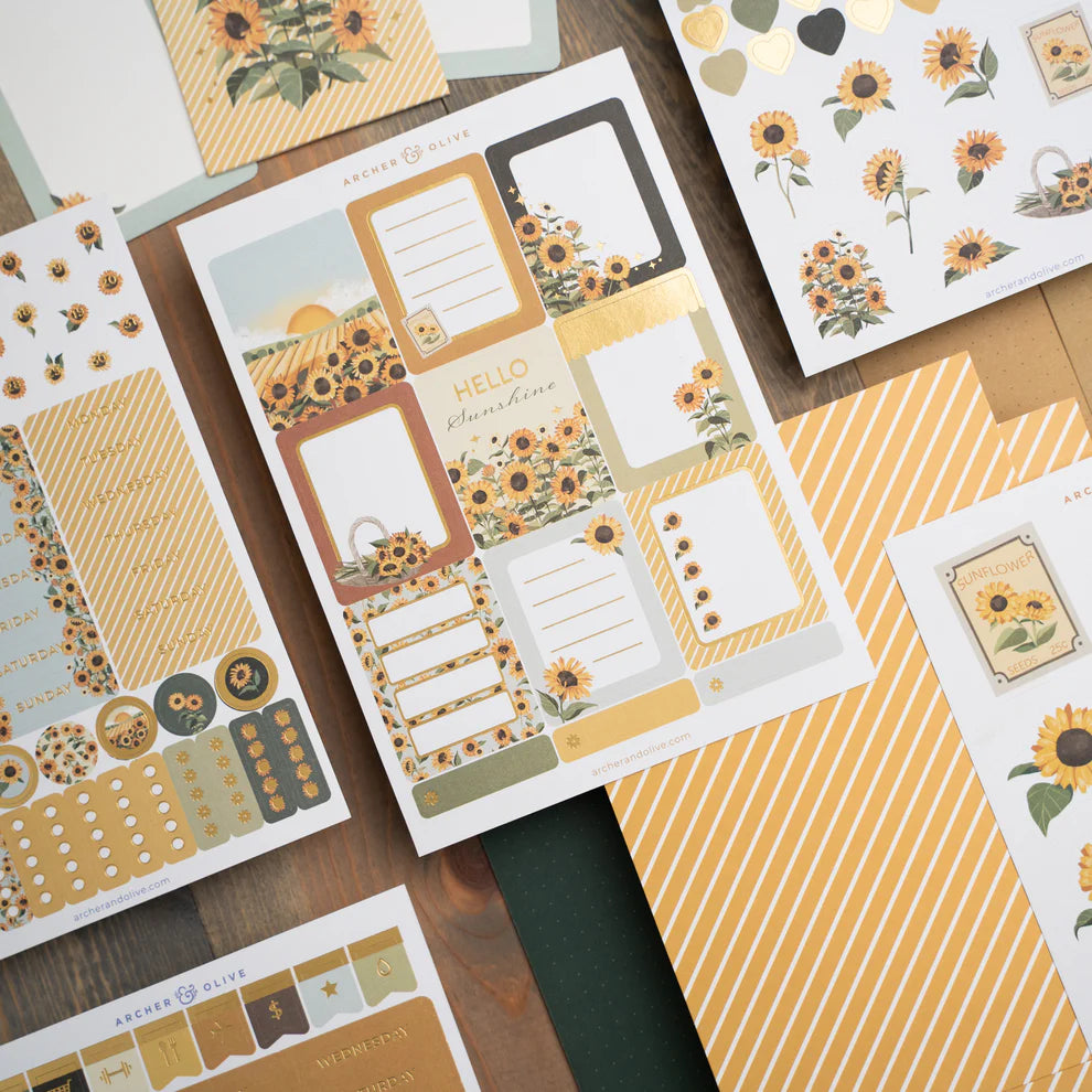 Sunflower Field Planning Kit