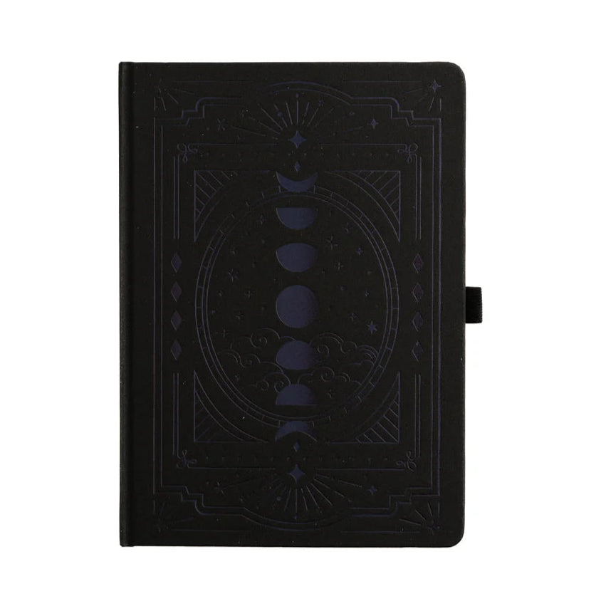 Archer & Olive A5 Wonderstruck Blackout A5 Dotted Notebook with black paper - Paper Kooka Stationery Australia