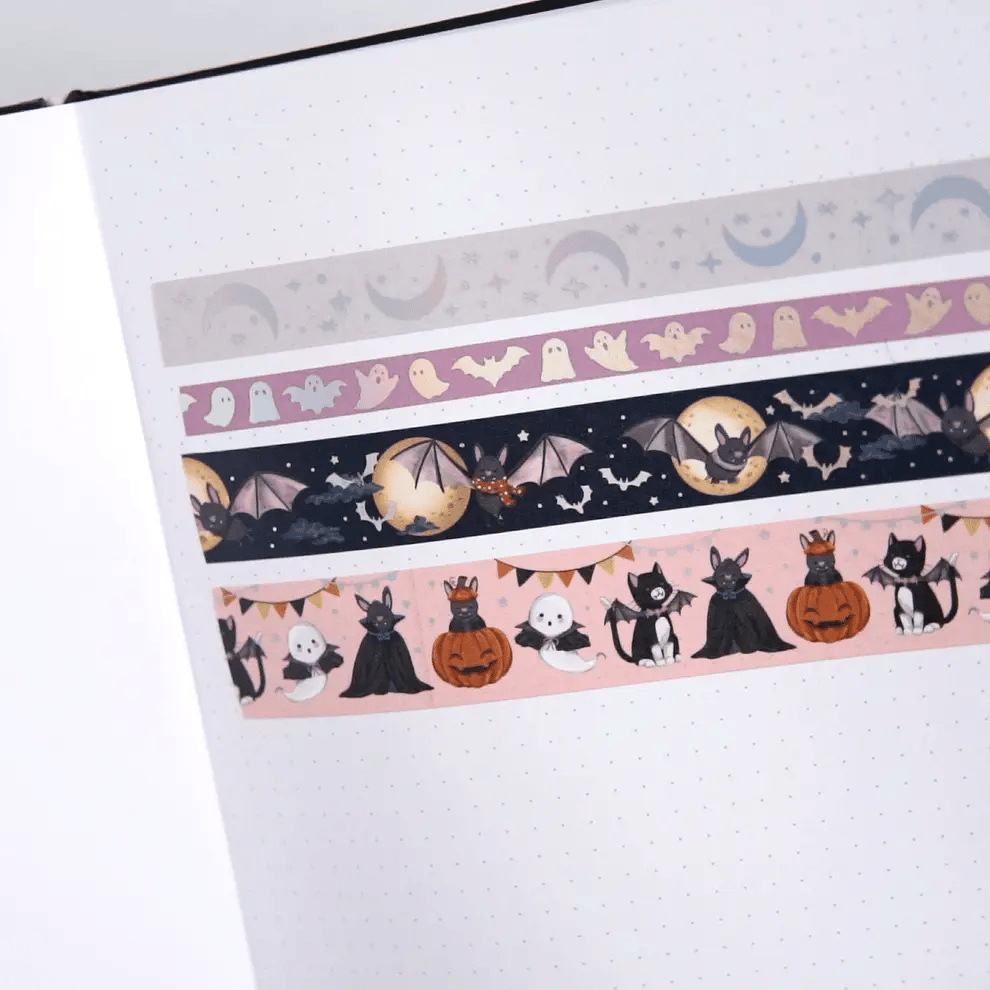 Cute Bat Washi Tape Set