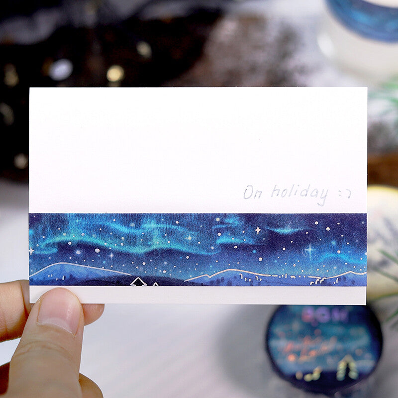 BGM Aurora Winter Limited washi tape cardmaking - Paper Kooka Stationery Australia