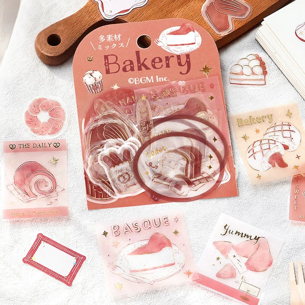 BGM Bakery - Holiday Store Tour Tracing Paper Deco Stickers - Paper Kooka Australia