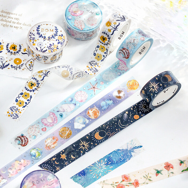 BGM Bloom masking tape collection - Paper Kooka Australia