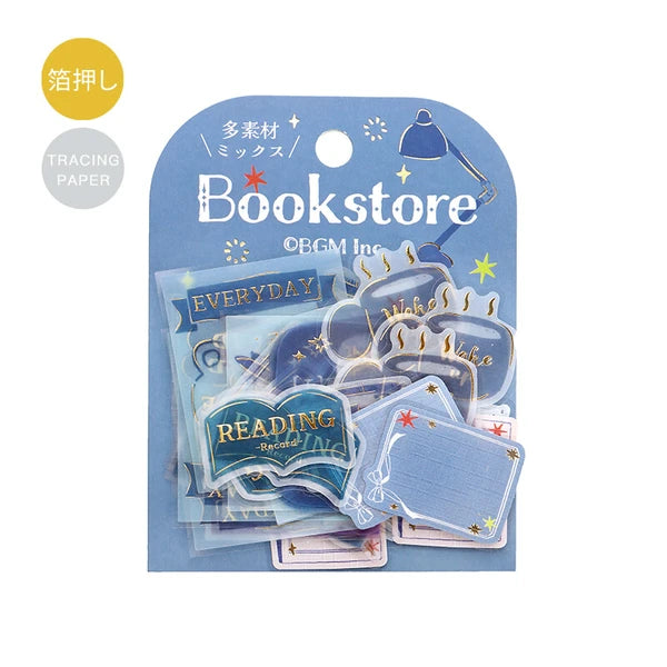 BGM Bookstore - Holiday Store Tour Tracing Paper Deco Stickers - Paper Kooka Australia