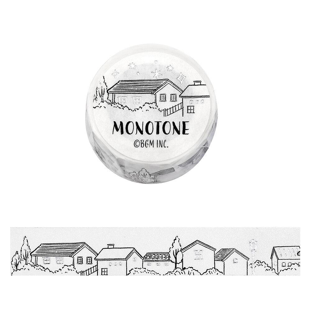 BGM Cityscape Monotone washi tape - Paper Kooka Stationery Shop Australia