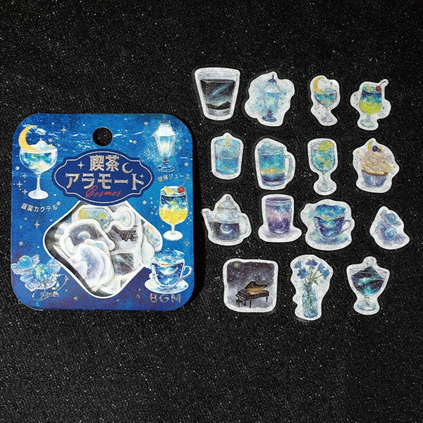 BGM Stardust In The Deep Sea Flake Stickers 15 designs - Paper Kooka Australia