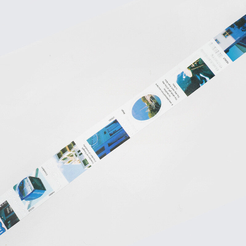 BGM Colourful Blue City masking tape - Paper Kooka Australia
